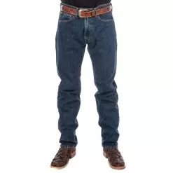 Levi Strauss & Co. Men's Regular Fit 505 Dark Stonewash Jeans -Western Cowboy Equipment Shop 00505 4886 3