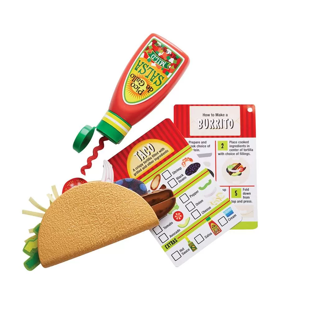 Melissa And Doug Fill And Fold Taco And Tortilla Set 4 Melissa And Doug Fill And Fold Taco And Tortilla Set - Image 2