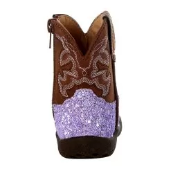 Roper NRS Exclusive Infant Footwear Purple Glitter Boot -Western Cowboy Equipment Shop 09 016 1225 2962 4