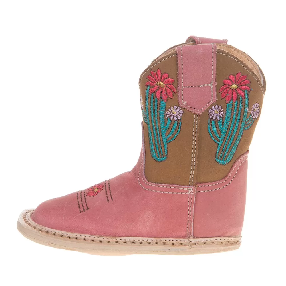Roper Footwear Infant Cowbaby Cactus Pink Boot 6 Roper Footwear Infant Cowbaby Cactus Pink Boot - Image 4