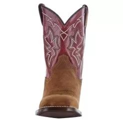 Roper Exclusive Kids Suede Vamp Red Shaft Cowboy Boot -Western Cowboy Equipment Shop 09 018 0199 0001 5