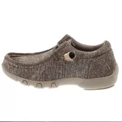 Roper Kids Chillin Brown Canvas Casual Shoe -Western Cowboy Equipment Shop 09 018 1791 2865 03