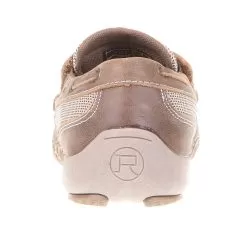 Roper Footwear Men's Tan Leather & Fabric Driving Moc -Western Cowboy Equipment Shop 09 020 1775 2017 4 Edit