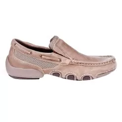 Roper Footwear Men's Roper Skipper Tan Suede Driving Moc Slip On -Western Cowboy Equipment Shop 09 020 1775 2841 5