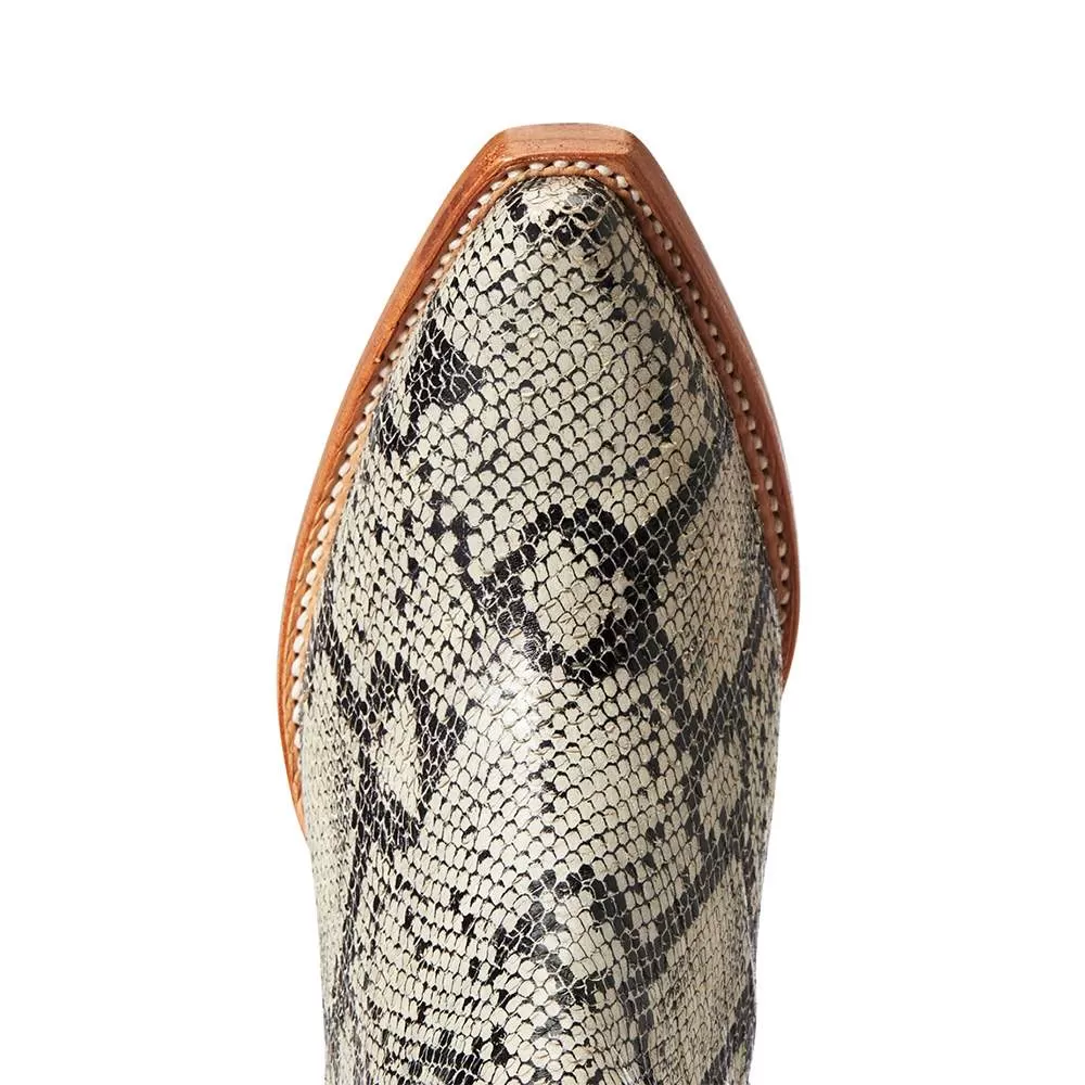 Ariat Women`s Black White Snake Dixon Bootie 6 Ariat Women`s Black White Snake Dixon Bootie - Image 4