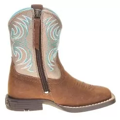 Ariat Childrens Metallic Bronze Cowboy Boot -Western Cowboy Equipment Shop 10038451 4