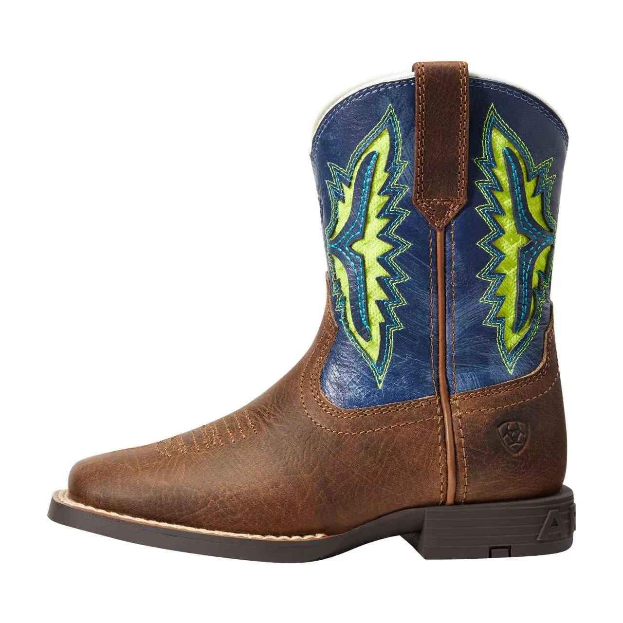 Ariat Children's Koel Venttek Rust And Daring Indigo Cowboy Boot 4 Ariat Children's Koel Venttek Rust And Daring Indigo Cowboy Boot - Image 2