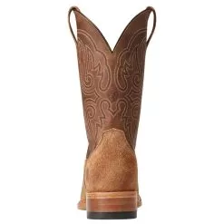 Ariat Men`s Relentless Sic`em Frontier Brown Roughout Cowboy Boots -Western Cowboy Equipment Shop 10040427 2
