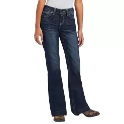 Ariat Girl's REAL Estella Wide Leg Jean -Western Cowboy Equipment Shop 10042214 03
