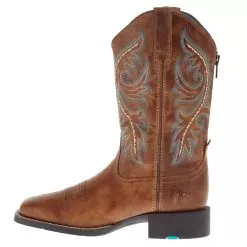 Ariat Women's Round Up Back Zip Desert Sand Western Boot -Western Cowboy Equipment Shop 10044432 03