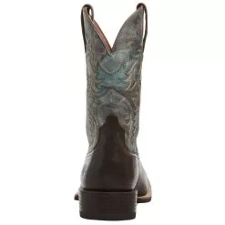 Ariat Men's Sport Latigo Chocolate Brown 11in Stone Blue Top 9 Ariat Men's Sport Latigo Chocolate Brown 11in Stone Blue Top -Western Cowboy Equipment Shop 10044560 03