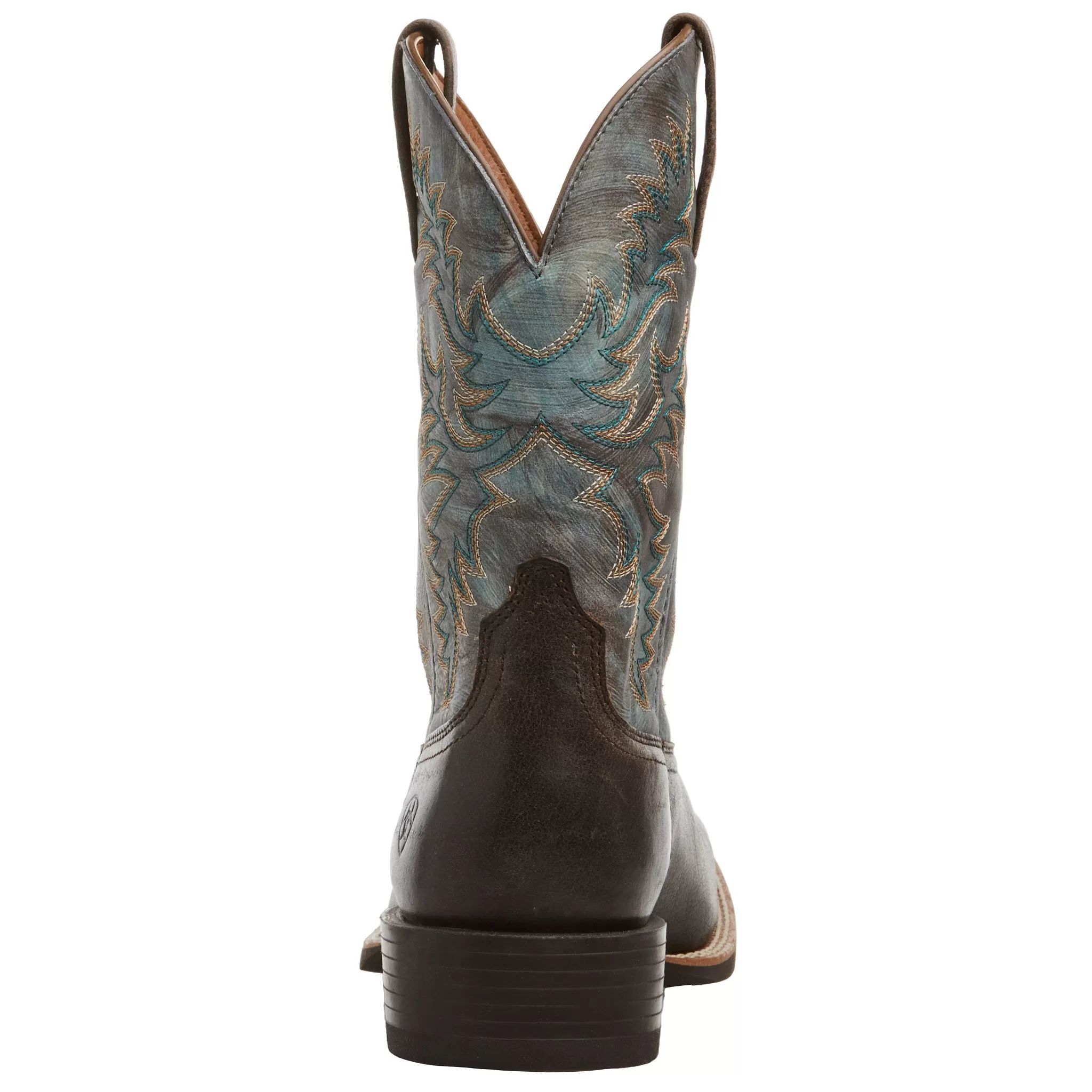 Ariat Men's Sport Latigo Chocolate Brown 11in Stone Blue Top 5 Ariat Men's Sport Latigo Chocolate Brown 11in Stone Blue Top - Image 3