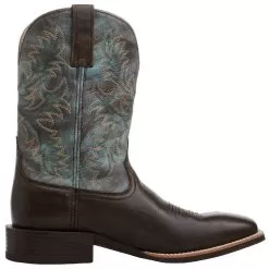 Ariat Men's Sport Latigo Chocolate Brown 11in Stone Blue Top 10 Ariat Men's Sport Latigo Chocolate Brown 11in Stone Blue Top -Western Cowboy Equipment Shop 10044560 04