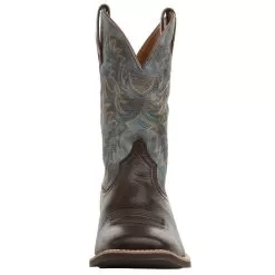 Ariat Men's Sport Latigo Chocolate Brown 11in Stone Blue Top 11 Ariat Men's Sport Latigo Chocolate Brown 11in Stone Blue Top -Western Cowboy Equipment Shop 10044560 05