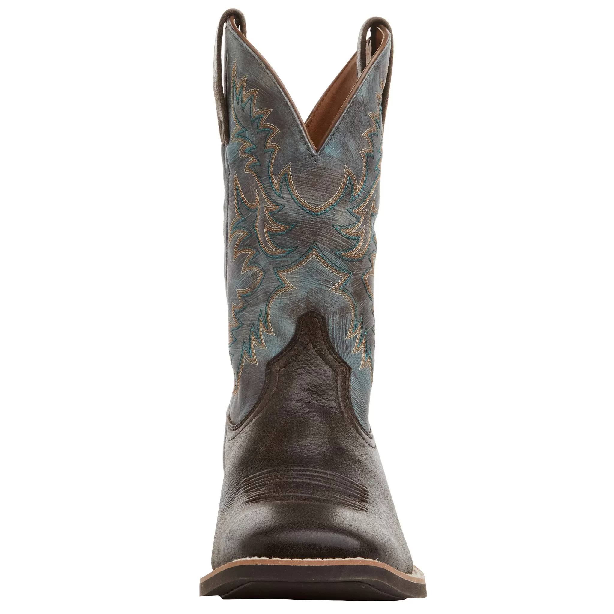 Ariat Men's Sport Latigo Chocolate Brown 11in Stone Blue Top 7 Ariat Men's Sport Latigo Chocolate Brown 11in Stone Blue Top - Image 5