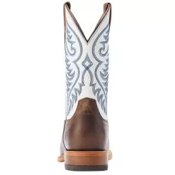 Ariat Men's Wiley Pecan Brown Coastal Cream Cowboy Boot -Western Cowboy Equipment Shop 10044569 041