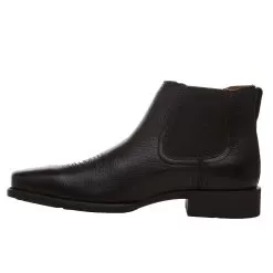 Ariat Men's Booker Ultra Square Toe 6in Black Deertan Top Pull On -Western Cowboy Equipment Shop 10046984 03