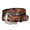 Women's 1.5in. Black Delheart Daisy Belt -Western Cowboy Equipment Shop 102579 default l