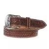 Western Fashion Men`s Chestnut Basket Floral Twisted X Belt 1 Western Fashion Men`s Chestnut Basket Floral Twisted X Belt -Western Cowboy Equipment Shop 103870 default l