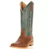 Men's Horse Power Sugared Honey 13in. Turquoise Vail Top Square Toe Cowboy Boot -Western Cowboy Equipment Shop 106661 default l