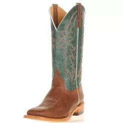 Men's Horse Power Sugared Honey 13in. Turquoise Vail Top Square Toe Cowboy Boot