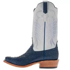 Rios Of Mercedes Men's Navy Vintage Python 13in Polar Buffamonte Cutter Toe Boot 9 Rios Of Mercedes Men's Navy Vintage Python 13in Polar Buffamonte Cutter Toe Boot -Western Cowboy Equipment Shop 108276 03
