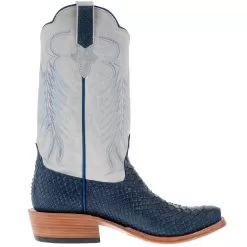 Rios Of Mercedes Men's Navy Vintage Python 13in Polar Buffamonte Cutter Toe Boot 11 Rios Of Mercedes Men's Navy Vintage Python 13in Polar Buffamonte Cutter Toe Boot -Western Cowboy Equipment Shop 108276 05