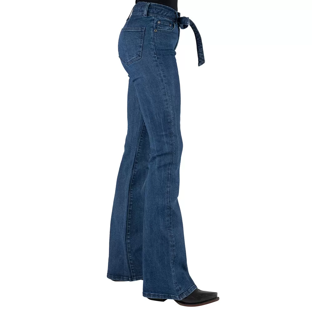Stetson Women's High Waist Flare Fit Jean 5 Stetson Women's High Waist Flare Fit Jean - Image 3