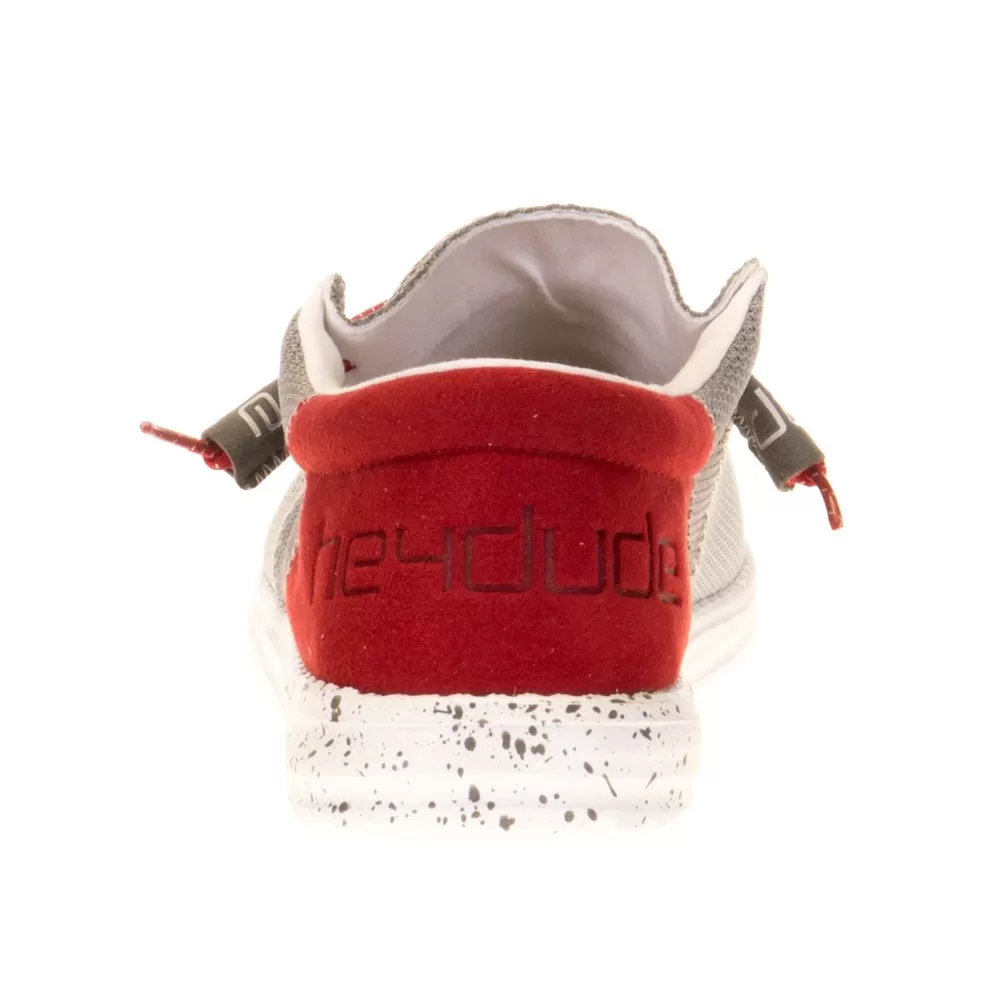 Heydude Men's Hey Dude Wally Funk Dark Grey Causal Shoe 6 Heydude Men's Hey Dude Wally Funk Dark Grey Causal Shoe - Image 4