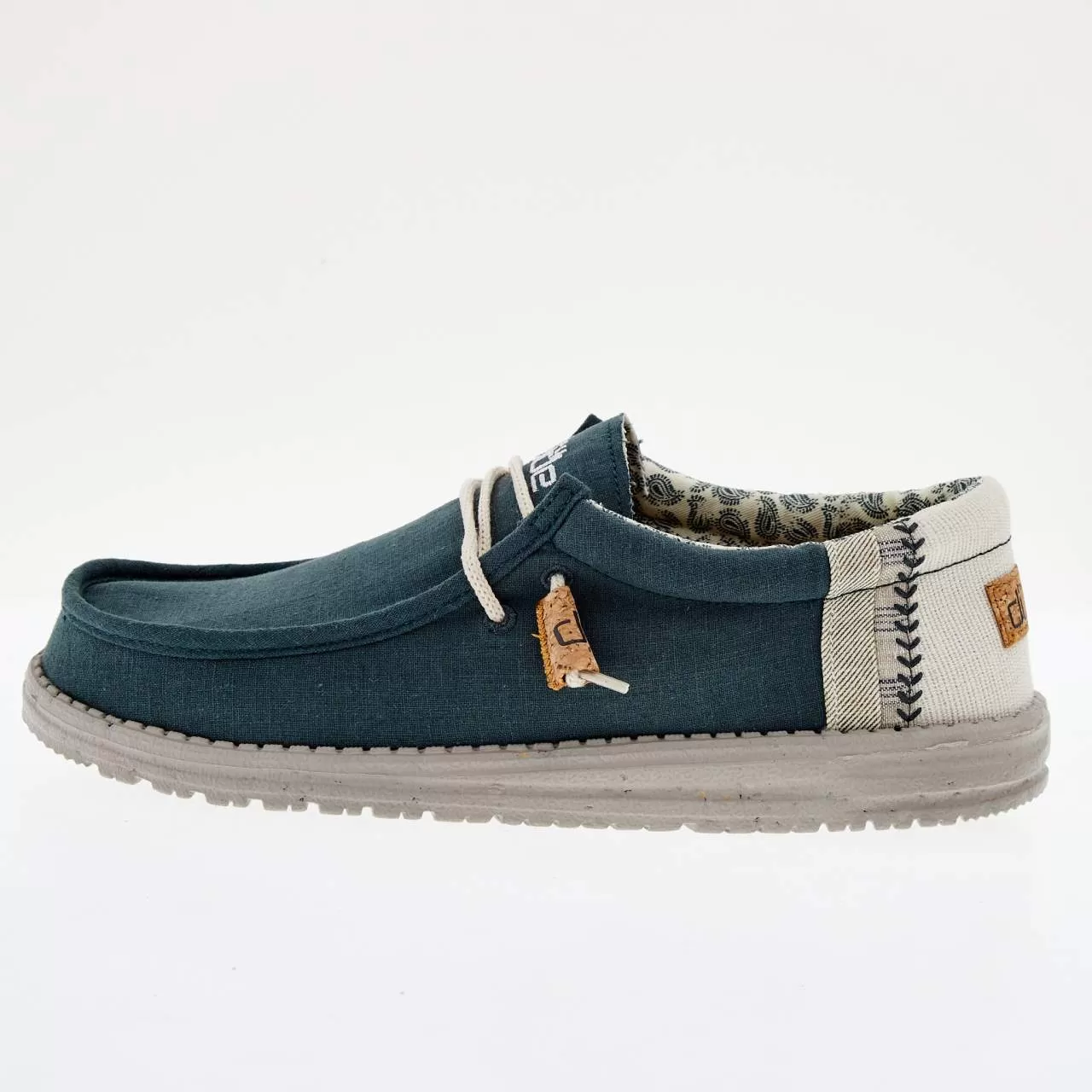 Heydude Men's Hey Dude Wally Line Natural Teal 4 Heydude Men's Hey Dude Wally Line Natural Teal - Image 2