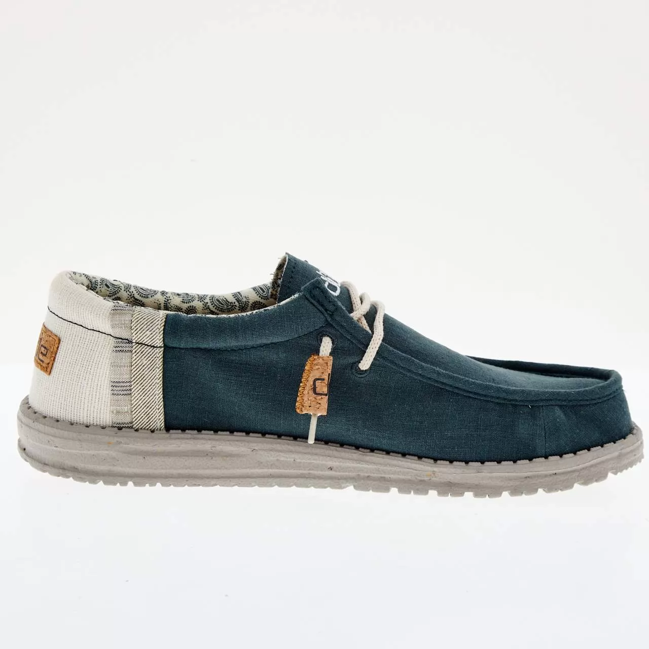 Heydude Men's Hey Dude Wally Line Natural Teal 6 Heydude Men's Hey Dude Wally Line Natural Teal - Image 4