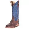 Anderson Bean Kids Toast Bison With Blue Mad Dog Top Boot