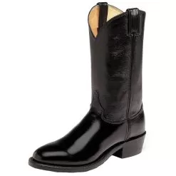 Justin Boots Men's Justin Black Melo Veal Cowboy Boots