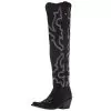 Liberty Black Women's Nobuck Grease Black Tall Boot -Western Cowboy Equipment Shop 116325 default l