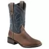 Roper Footwear Kids Brown Burnished Leather Vamp Cowboy Boot -Western Cowboy Equipment Shop 118412 default l