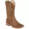 Roper Footwear Kids All Over Tan Vintage Faux Leather Boot -Western Cowboy Equipment Shop 118423 default l