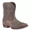 Roper Footwear Women's Brown Distressed With Chromatic Brown Eagle Booties -Western Cowboy Equipment Shop 118468 default l