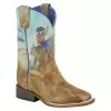 Roper Footwear Kids Distressed Brown Leather Vamp Bull Rider Boot -Western Cowboy Equipment Shop 119216 default l