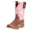 Tin Haul Footwear Youth Tin Haul Pink Moon Teepee Sole 10` Shaft Cowgirl Boots