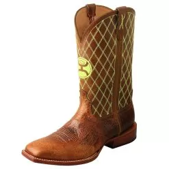 Twisted X Men's Hooey Square Toe 12in. Cowboy Boot