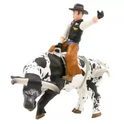 Little Buster Toys Bucking Bull And Rider Play Set