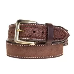 Texas Saddlery Youth Chocolate Spider Combo Belt