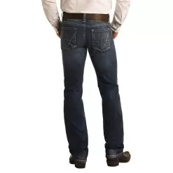 Rock N Roll Cowboy Mens N Vintage Revolver Straight Jean