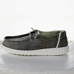 Heydude Hey Dude Youth Wendy Chambray Braid Grey -Western Cowboy Equipment Shop 130123327 03