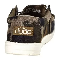 Heydude Youth Hey Dude Camo Wally Casual Shoe -Western Cowboy Equipment Shop 130157003 41