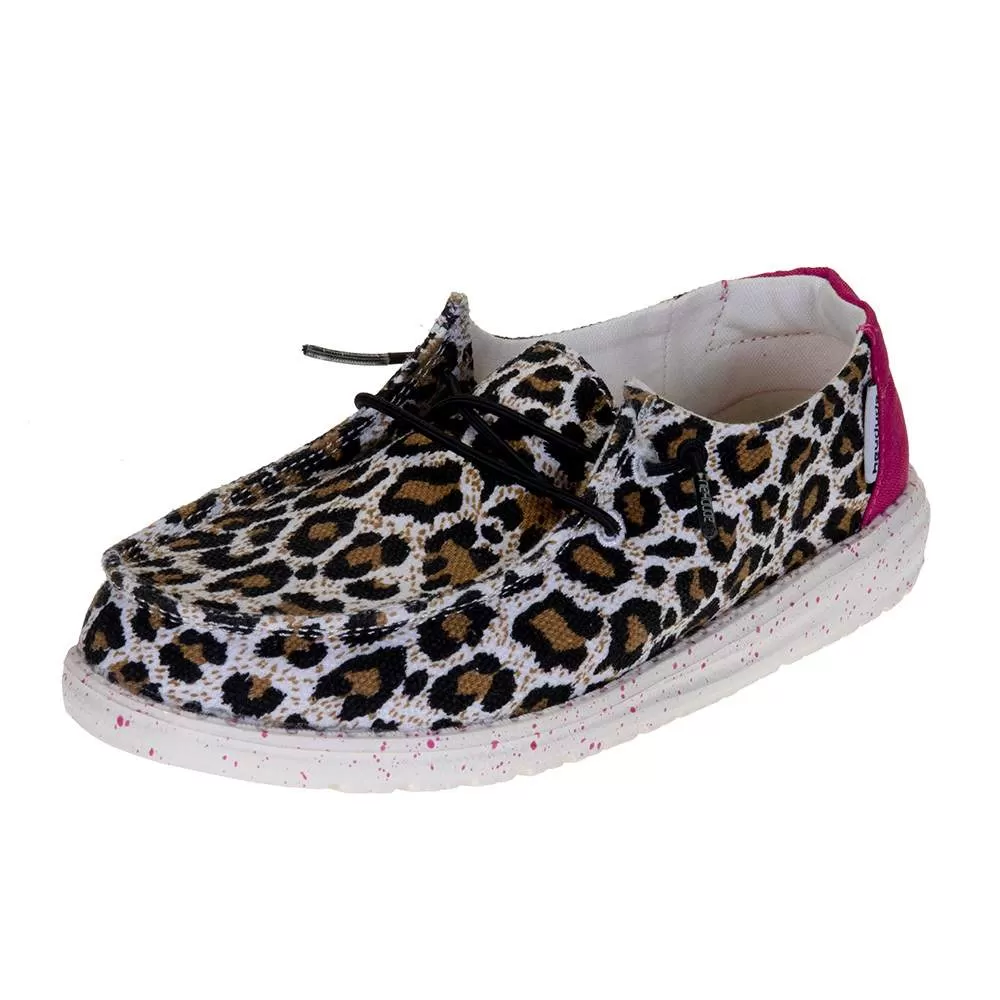 Heydude Youth Hey Dude Cheetah Wendy Casual Shoe 3 Heydude Youth Hey Dude Cheetah Wendy Casual Shoe