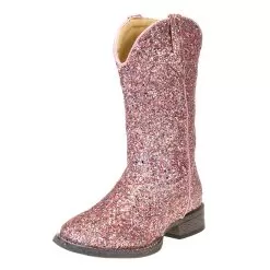 Girls Roper Glitter Galore Pink Boot