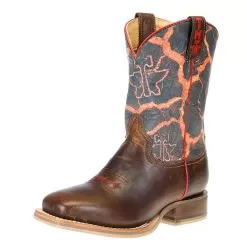 Tin Haul Footwear Youth Tin Haul Volcanic Cowboy Boots