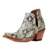 Ariat Women`s Black White Snake Dixon Bootie -Western Cowboy Equipment Shop 134473 default l