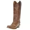 Circle G Women`s Brown Embroidered Snip Toe Boot -Western Cowboy Equipment Shop 134682 default l